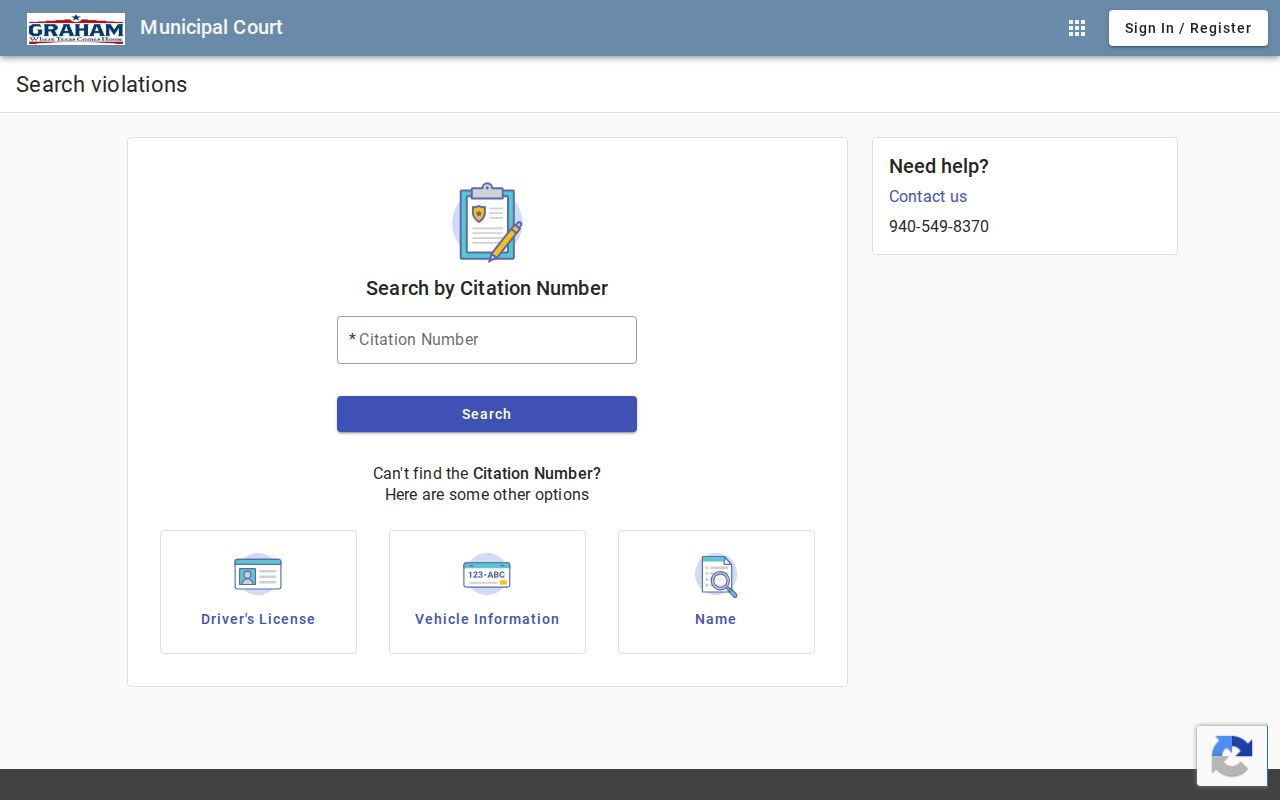 Graham record check citation search fields and query modes